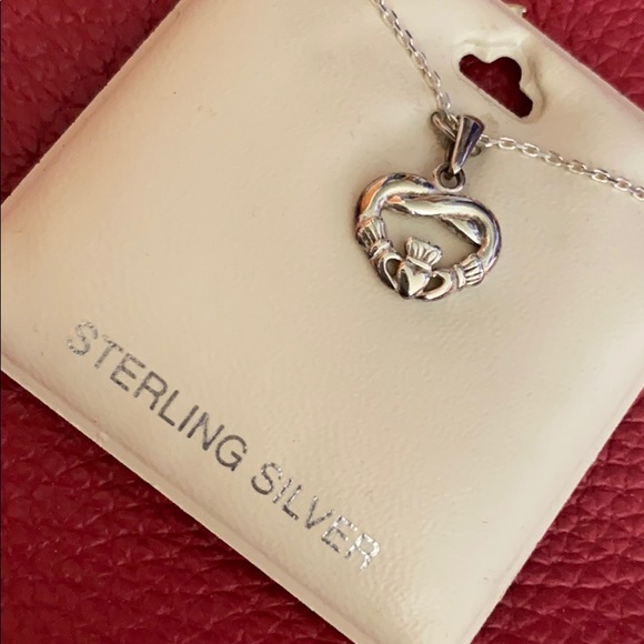 Solvar Jewelry - NWOT Claddugh Sterling Silver necklace